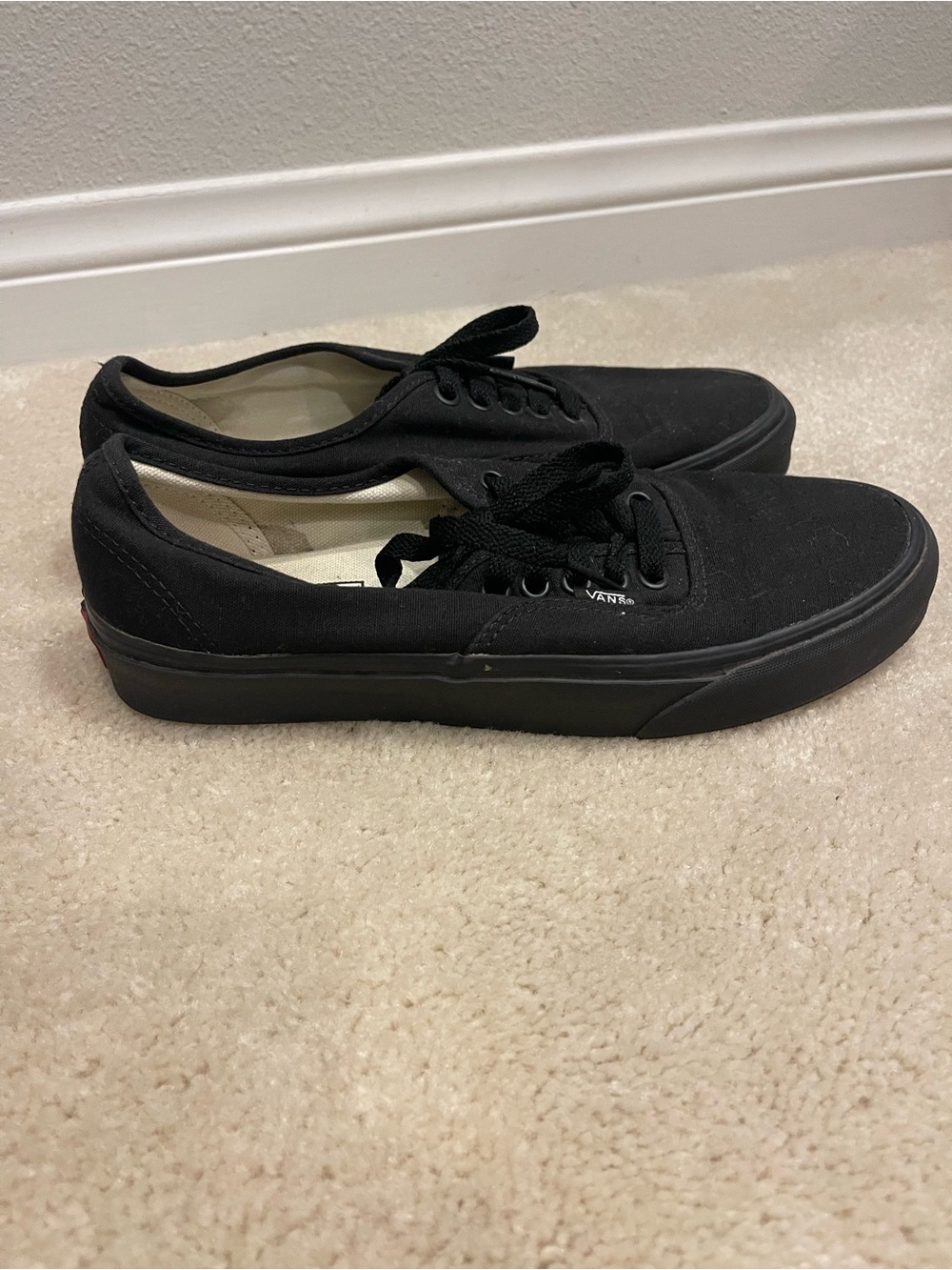 Vans Black Lo-pro Canvas Sneakers